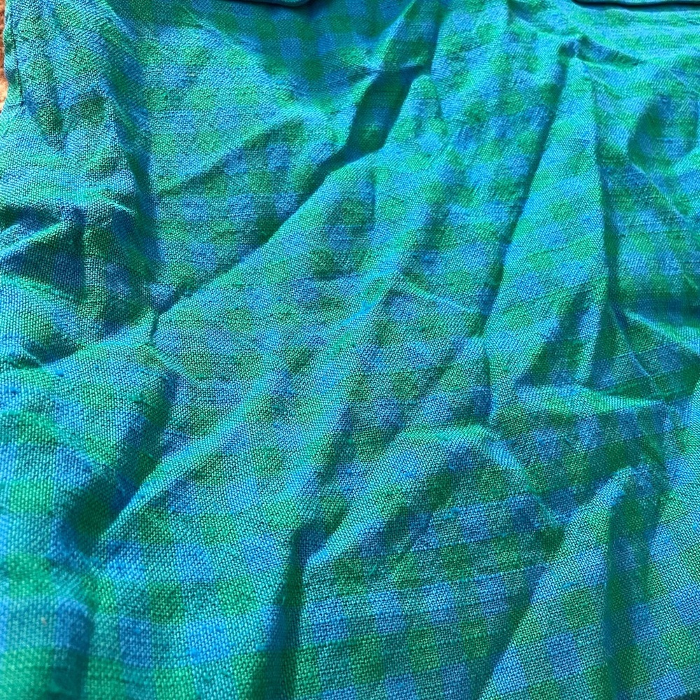 EUC J. Crew Blue and Green Plaid Business Casual Skirt - Picture 5 of 6